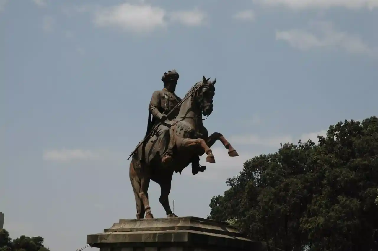Menelik II statue in Addis Ababa!