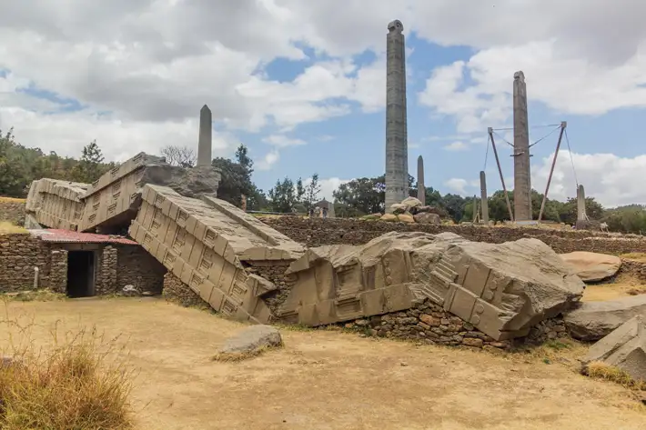 Collapsed Axum Obelisk!