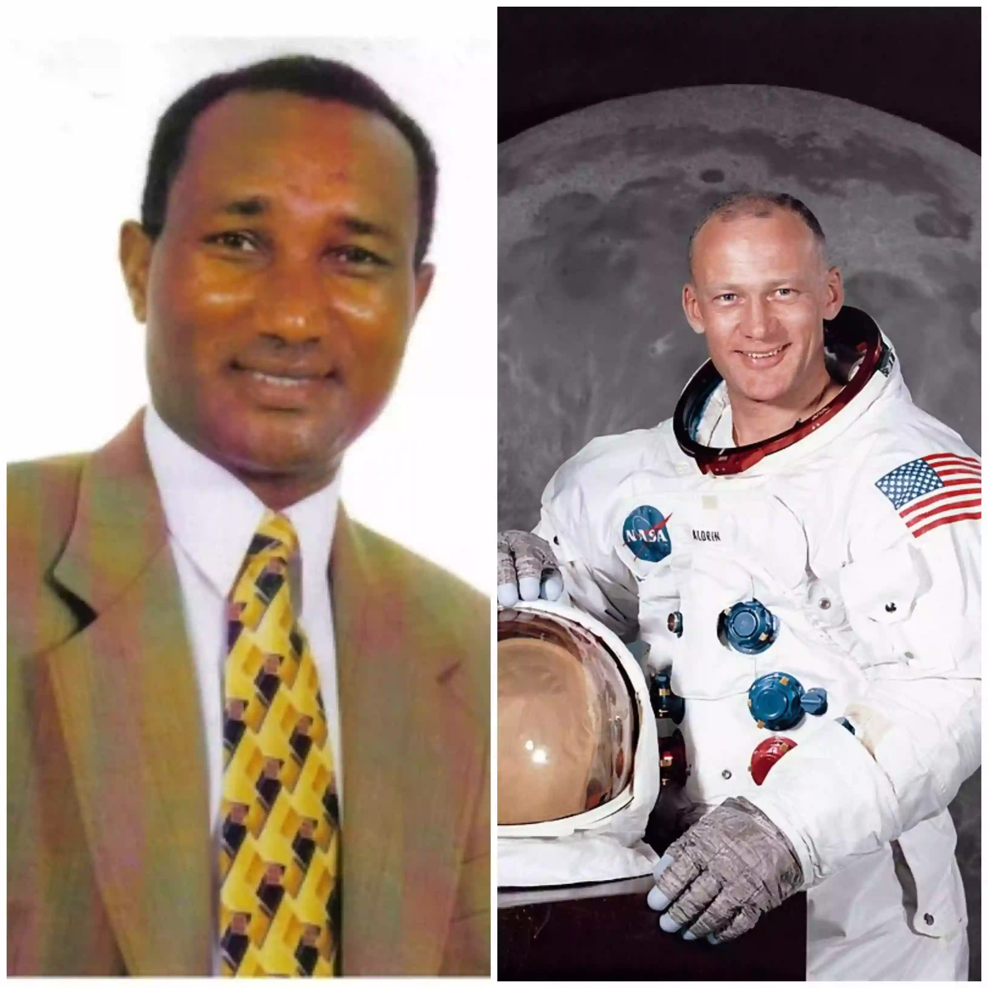 Kitaw Ejigu and Buzz Aldrin!