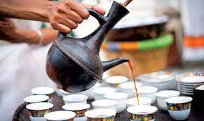 Ethiopian Coffee drinking ceremony!