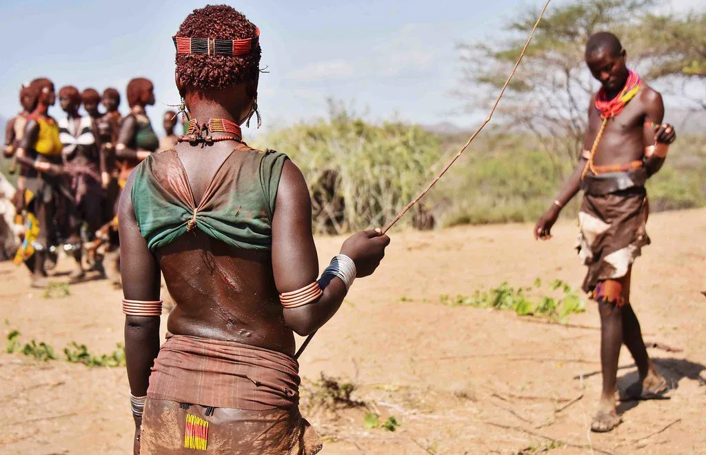 Whipped women in Ethiopia culture!